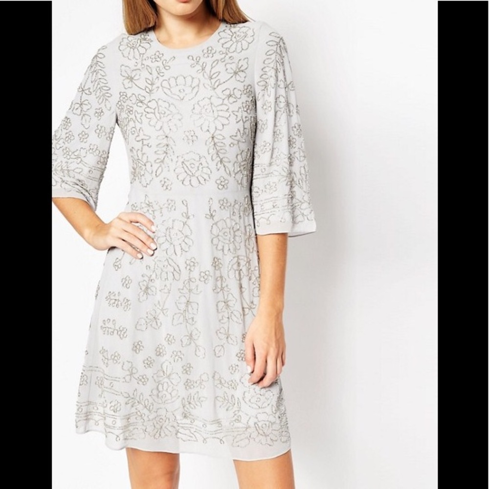 indigo denim dress Grace – Elegant A-Line Zip Side, Pockets Small Beige-#F9E4B7 tumble dry Made in neck:22 Ruched Side Bardot Ruched